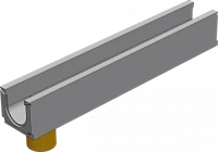 BGU Универсальный лоток DN100 № 5-0 с вертикальным водосливом без уклона