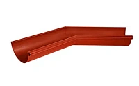 Угол желоба внутренний AQUASYSTEM покрытие PURAL, красно-коричневый RR 29 135 град. D 125/90 мм