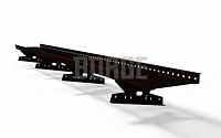 Переходной мостик Borge для металлочерепицы с высокой ступенькой, шаг обрешетки 400мм 3 м RAL 8017