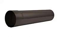 Труба водосточная AQUASYSTEM покрытие PURAL, темно-коричневый RR 32 D 150/100 мм длина 1 м