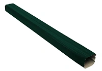 Труба прямоугольная L=2 м Vortex 127/102 мм RAL 6005 - зеленый мох