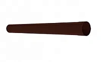 Труба водосточная AQUASYSTEM покрытие PURAL, коричневый RAL 8017 D 125/90 мм длина 1 м