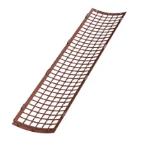 ТН ПВХ решетка желоба защитная (0,6 пог.м.), Красный RAL 8004*