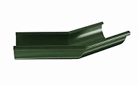 Угол желоба наружный AQUASYSTEM покрытие PURAL, темно-зеленый RR 11 135 град. D 125/90 мм