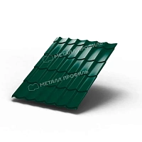 Металлочерепица МП Ламонтерра X 0,5 мм Purman RAL 6005 (зеленый)