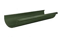 Желоб водосточный AQUASYSTEM покрытие PURAL, темно-зеленый RR 11 D 150/100 мм длина 3 м