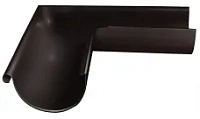 Угол желоба внешний Optima 90гр 125/90 мм RR 32 темно-коричневый