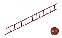 Модульная лестница ORIMA универсальная 4,2 м кирпично-красный