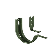Крюк крепления короткий регулируемый (в комплекте) AQUASYSTEM покрытие PURAL, темно-зеленый RR11 D 125/90 мм
