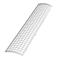 ТН ПВХ решетка желоба защитная (0,6 пог.м.), Белый RAL 9003