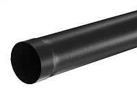 Труба водосточная AQUASYSTEM покрытие PURAL MATT, черный RR 33 D 150/100 мм длина 1 м