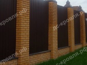 Отливы для забора
