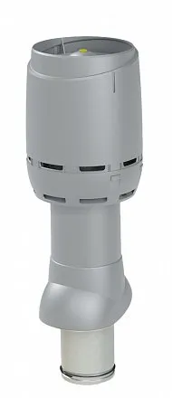 Vilpe Вентиляционный выход FLOW 125/ИЗОЛИР/500 +колпак Светло-серый