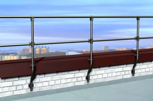 Парапетное ограждение для кровли Borge 600мм Цинк Парапетное ограждение для кровли Borge 600мм Цинк