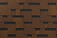 Гибкая черепица однослойная Shinglas ТехноНИКОЛЬ Болеро Терракота New