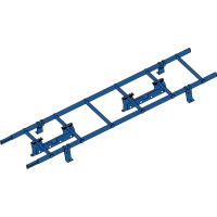 Лестница кровельная ROOFSYSTEMS ELITE 400 длина 1,8 м фальцевая RAL 5005