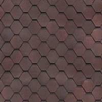 ТехноНИКОЛЬ Shinglas Кадриль Гранат гибкая черепица однослойная