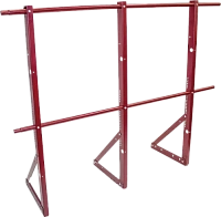 Ограждение кровли ТЕКТА H-1200 d-25 (круг) EURO RAL 3005