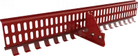 Снегозадержатель решетчатый ROOFSYSTEMS серия PRESTIGE 25 метра для фальцевой кровли RAL 3009
