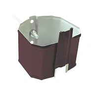 Крепление трубы на кирп. стену Vortex 127/102 мм RAL 3005 - красное вино