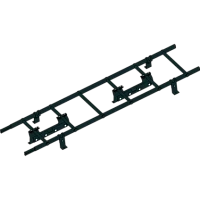 Лестница кровельная ROOFSYSTEMS ELITE 400 длина 1,8 м фальцевая RAL 9005