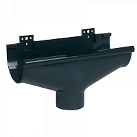 Nicoll (LG25) Воронка желоба компенсирующая 125 мм, Черный