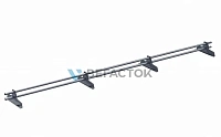 Снегозадержатель трубчатый Vegastok VEGALite 25 (круг) 3 м универсальный RAL 7024