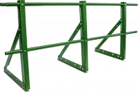 Ограждение кровли ТЕКТА H-600 d-25 (круг) EURO RAL 6020