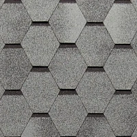 Гибкая черепица однослойная Tegola Nordland НОРДИК Серый с отливом