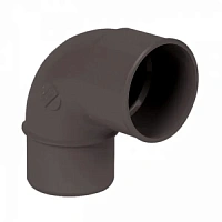 Nicoll (LG16) Отвод (колено) трубы 67° универсальный, Коричневый