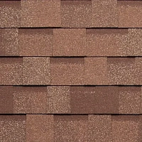 Гибкая черепица двухслойная Tegola Nordland АЛЯСКА Коричневый с отливом