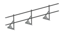 Ограждение кровли ROOFSYSTEMS PRESTIGE для фальцевой кровли H-600 (овал) ГОСТ Р 53254-2009 RAL 7004