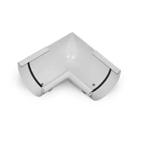 Gamrat Внешний угол 90° 125 мм, Белый