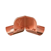 Ограничитель перелива угловой L=0,20м*0,20м. AQUASYSTEM медь, D 125/90 мм