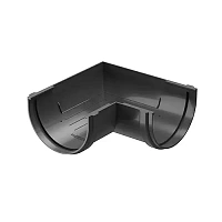 Docke PREMIUM Угловой элемент желоба 90°, Графит