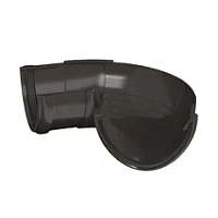 ТН ПВХ угол желоба регулируемый 90°-150°, Темно-коричневый RAL 8019