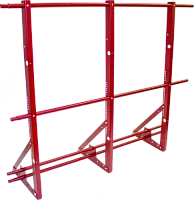 Ограждение кровли со снегозадержателем ТЕКТА H-1200 d-25 (круг) EURO RAL 3005