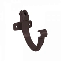 Nicoll (LG16) Кронштейн желоба пластиковый 75 мм, Коричневый