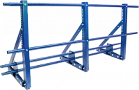 Ограждение кровли со снегозадержателем ТЕКТА для фальцевой кровли H-600 d-25 (круг) RAL 5005