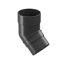 Docke PREMIUM Колено трубы 45°, Графит