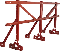 Ограждение кровли ROOFSYSTEMS PRESTIGE для фальцевой кровли H-1200 (овал) RAL 3009