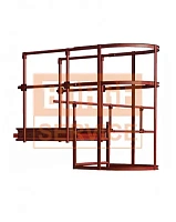 Площадка переходная BORGE с ободом 800х1600 мм