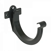 Nicoll (LG25) Кронштейн желоба пластиковый 125 мм, Черный