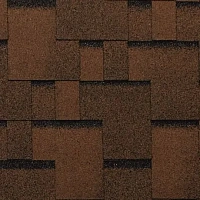 Гибкая черепица однослойная Tegola Top Shingle ФУТУРО Коричневый