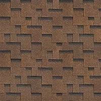 Гибкая черепица однослойная Shinglas ТехноНИКОЛЬ Фокстрот Дуб