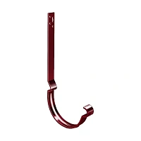 Крюк длинный усиленный L=250 мм Grand Line 125/90 мм RAL 3005 - красное вино