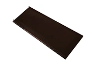 Панель кликфальц Mini Grand Line 0,5 мм Quarzit Pro matt с пленкой на замках RAL 8017 (коричневый)