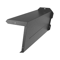 Aquasystem Сегментная планка правая, 0,5 мм Полиэстер (Россия) RR 23 (т-серый)