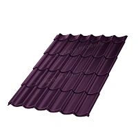 Металлочерепица МП Ламонтерра 0,5 мм VALORI, Violet (Темно-фиолетовый)