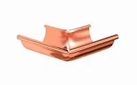 Угол желоба наружный AQUASYSTEM медь, 90 град. D 150/100 мм